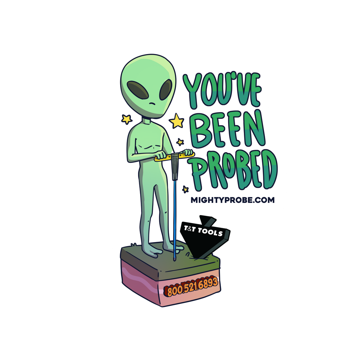 T&T Tools Alien Graphic T-Shirt | Official Brand Gear – T&T Tools