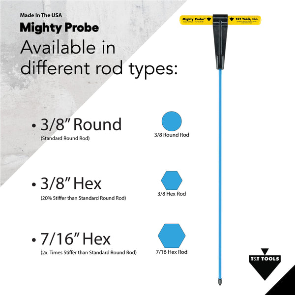 T&T Tools Insulated Probe Round and Hex Rod Types