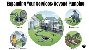 Septic service company expanding beyond pumping into inspections repairs and maintenance