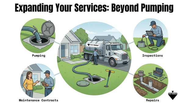 Septic service company expanding beyond pumping into inspections repairs and maintenance