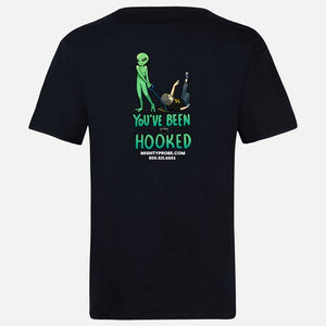 T&T Tools You've Been Hooked Alien Top Popper T-Shirt Back Side