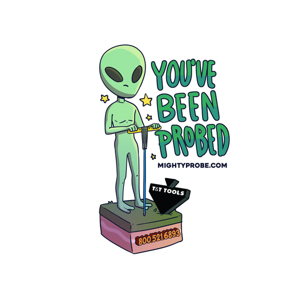 T&T Tools Alien Graphic Sticker