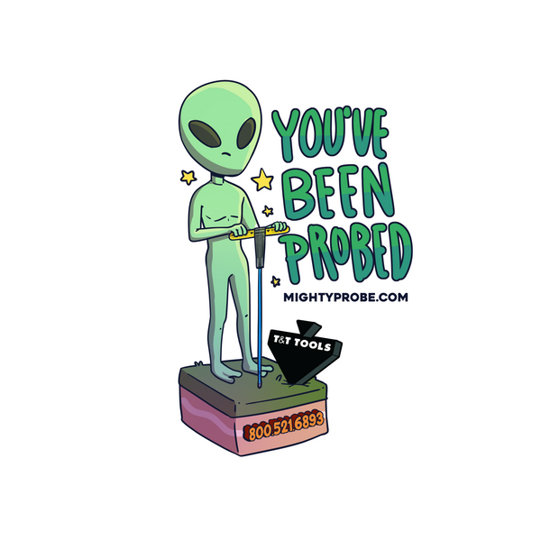 T&T Tools alien graphic T-shirt artwork