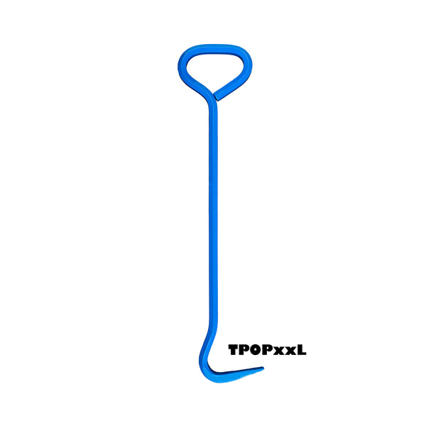 top popper manhole hook with in-line D handle