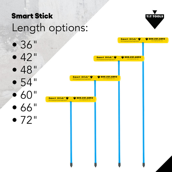 T&T Tools Smart Stick Steel Probe Size Chart